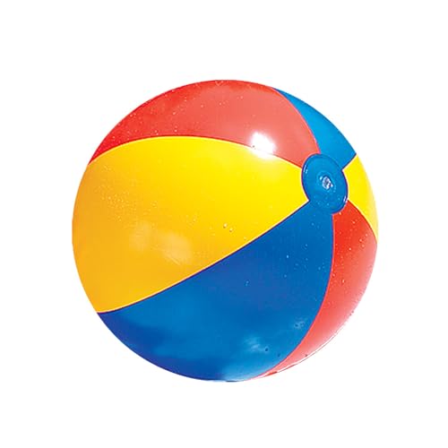 SWIMLINE Inflatable Beach Ball – Playful Pool & Beach Accessory for Parties, BBQs, and Backyard Fun, Colorful Design, Classic Printed, Small 16'
