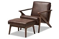 Algopix Similar Product 17 - Baxton Studio Birk Modern Faux Leather