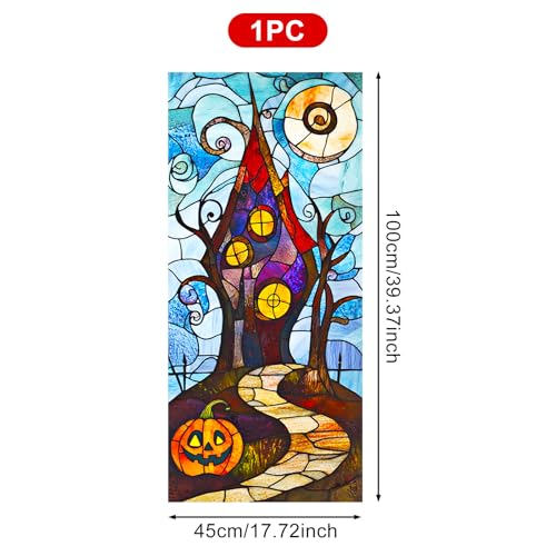 Vinilo Decorativo para Ventana con Diseño Halloween 39.3 x 17.7 in miniatura 3