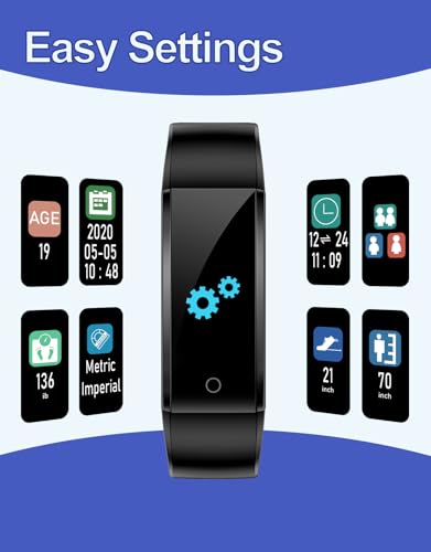 Grv GRV-S1-BK Fitness Tracker Non Bluetooth Fitness Watch No App No Phone Required Waterproof Pedometer Watch With Steps Calories Counter Sleep Tracker thumb #3