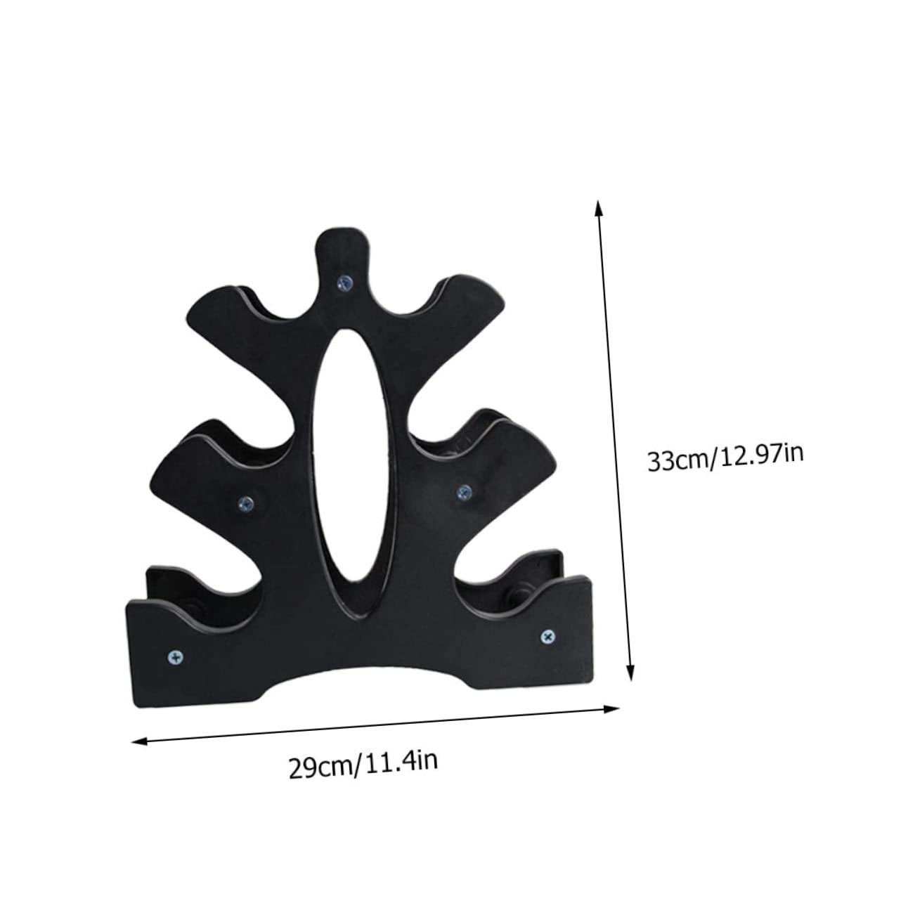 2Pcs Compact Dumbbell Storage Rack Durable Dumbbell Holder for Fitness Supplies Non Skid Design Space Saving Dumbbell Display Stand