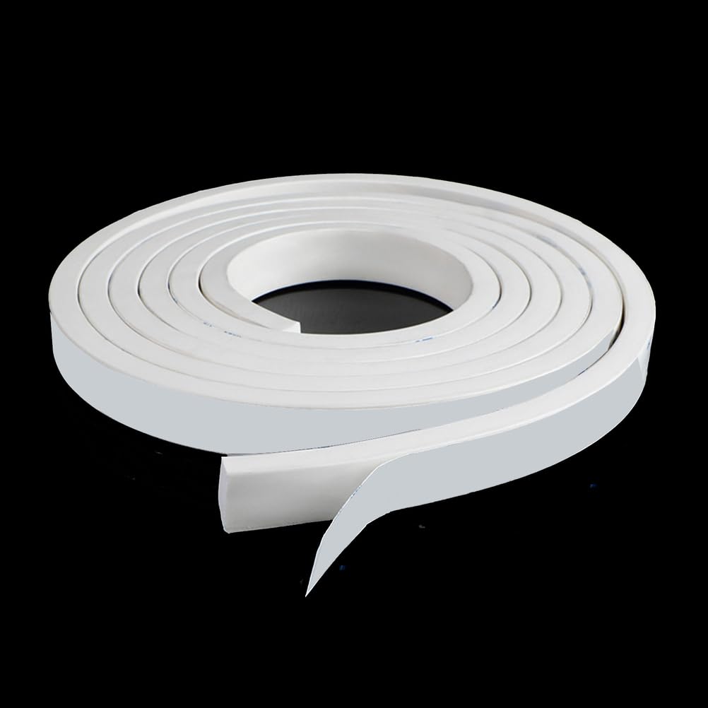 Cinta de Sellado de Silicona 1m Autoadhesiva para Puertas y Ventanas Bloquea Corrientes de Aire Polvo y Ruido Exterior Instalación DIY Fácil,30mm*50mm