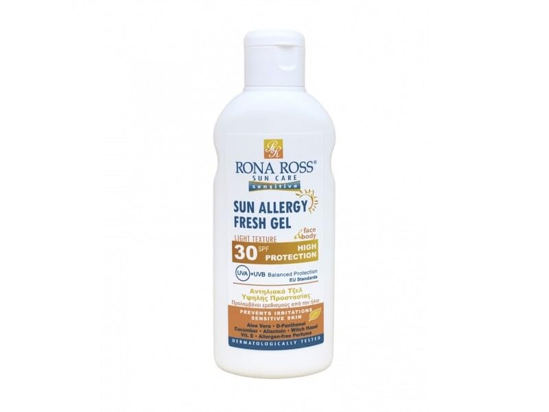 Rona Ross - Sun Care - Sun Allergy Fresh Gel - SPF 30 - HIGH PROTECTION, 150 ml (Pack of 1)