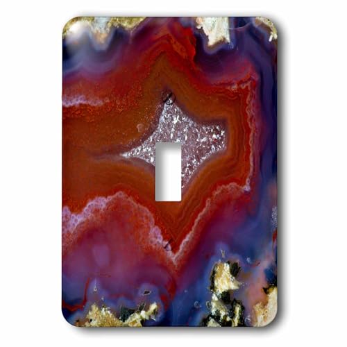 Interrupteur à bascule agate rouge 3dRose lsp_231715_1 électricité design - 2