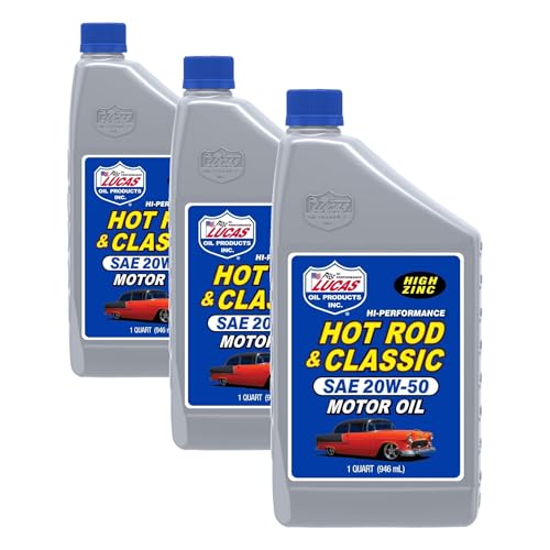 Aceite Lucas Oil 20W-50 para motor 3 botellas 1 cuarto miniatura 1