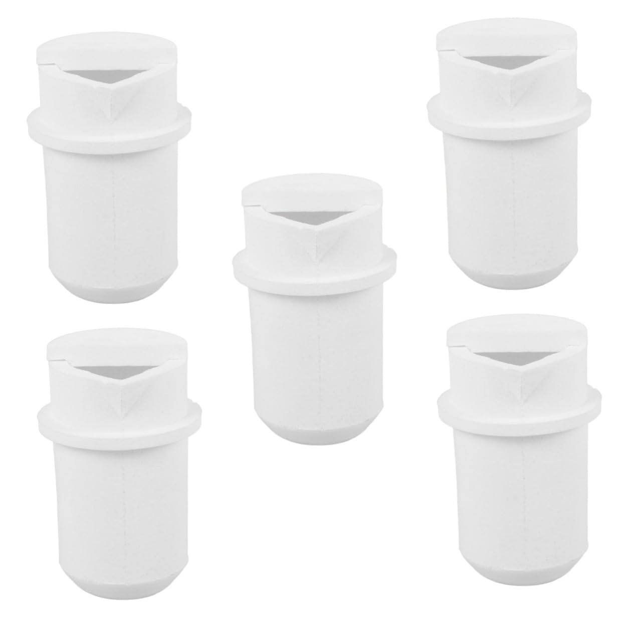 ULTECHNOVO 5piezas Crisol De Cuarzo Para Fundir Metales Tazón Resistente Altas Temperaturas Con Tapa Para Molde De Fusión Para Joyería y Metalurgia