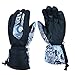 TWIOIOVE Gants de ski pour homme et femme - Imperméables - Gants de course à pied - Gants de moto en polaire - Gants de fitness multifonctionnels, Noir , L