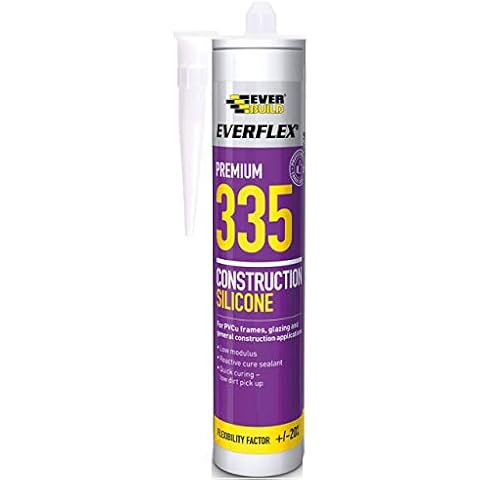 Everbuild Everflex 335 Premium Construction Silicone Sealant Cover