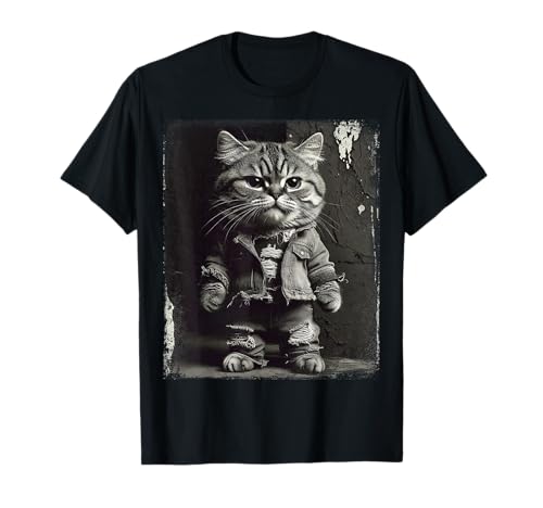 Katzenfan Streetwear Stylisches Katzen T-Shirt