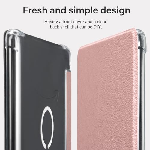 Image of CoBak Magnetic Case for 7 inch Kindle Paperwhite 12th Gen 2024 and Kindle Colorsoft - Compatible with iPhone MagSafe, for Samsung /Belkin /Anker Wireless Charging Pads, Clear Back Cover, Auto Sleep Wake