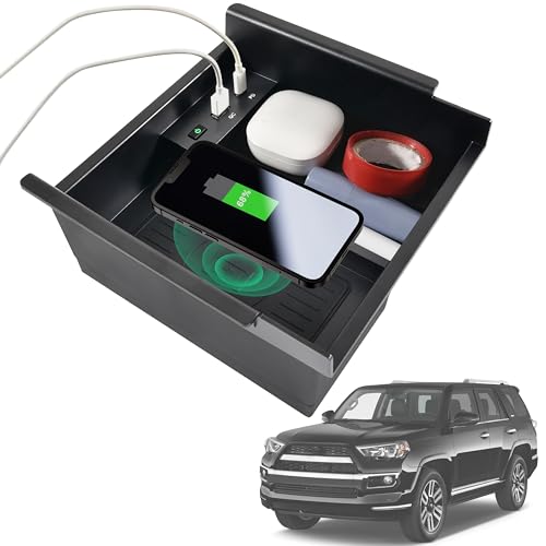 Cargador inalámbrico para Toyota 4runner viajes largos sin cables de consola