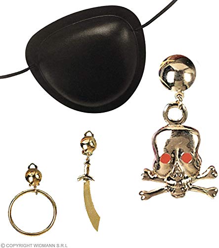 WIDMANN ? ac0154 Pirate ? Set Joyas Bolsillo con Anilla + Pendientes