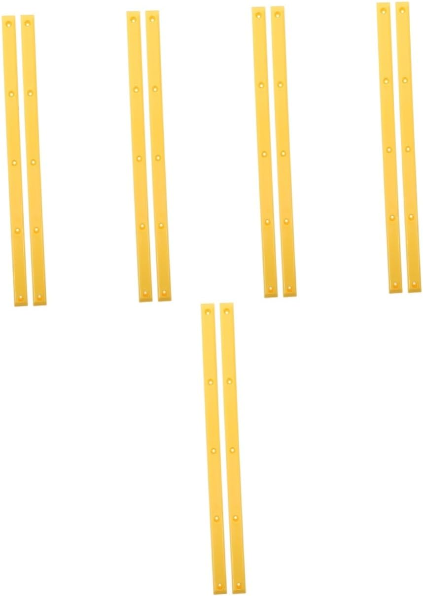 BESPORTBLE Skateboard Bumper Skateboard Rails Skateboard Replacement Strips Rib Bone Rail Longboard Strips