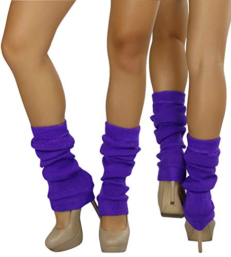 ToBeInStyle Women's Sexy Soft Knit Thick Knee High long Leg Warmers4