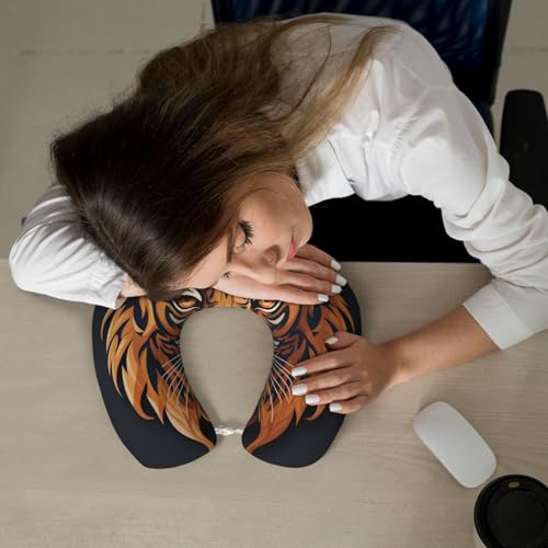 Almohada de espuma viscoelástica para cuello y viaje miniatura 6