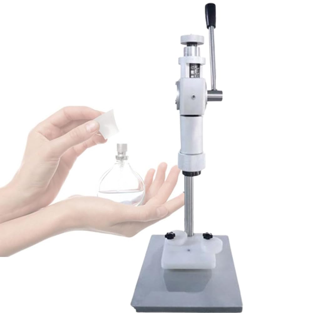 ShaiVrissian Perfume Bottle Capping Machine, Stainless Steel Crimper 20mm