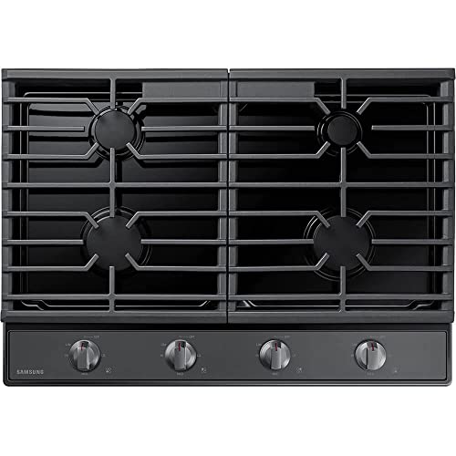 Samsung NA30R5310FG 30 inch Black Stainless 4 Burner Gas Cooktop
