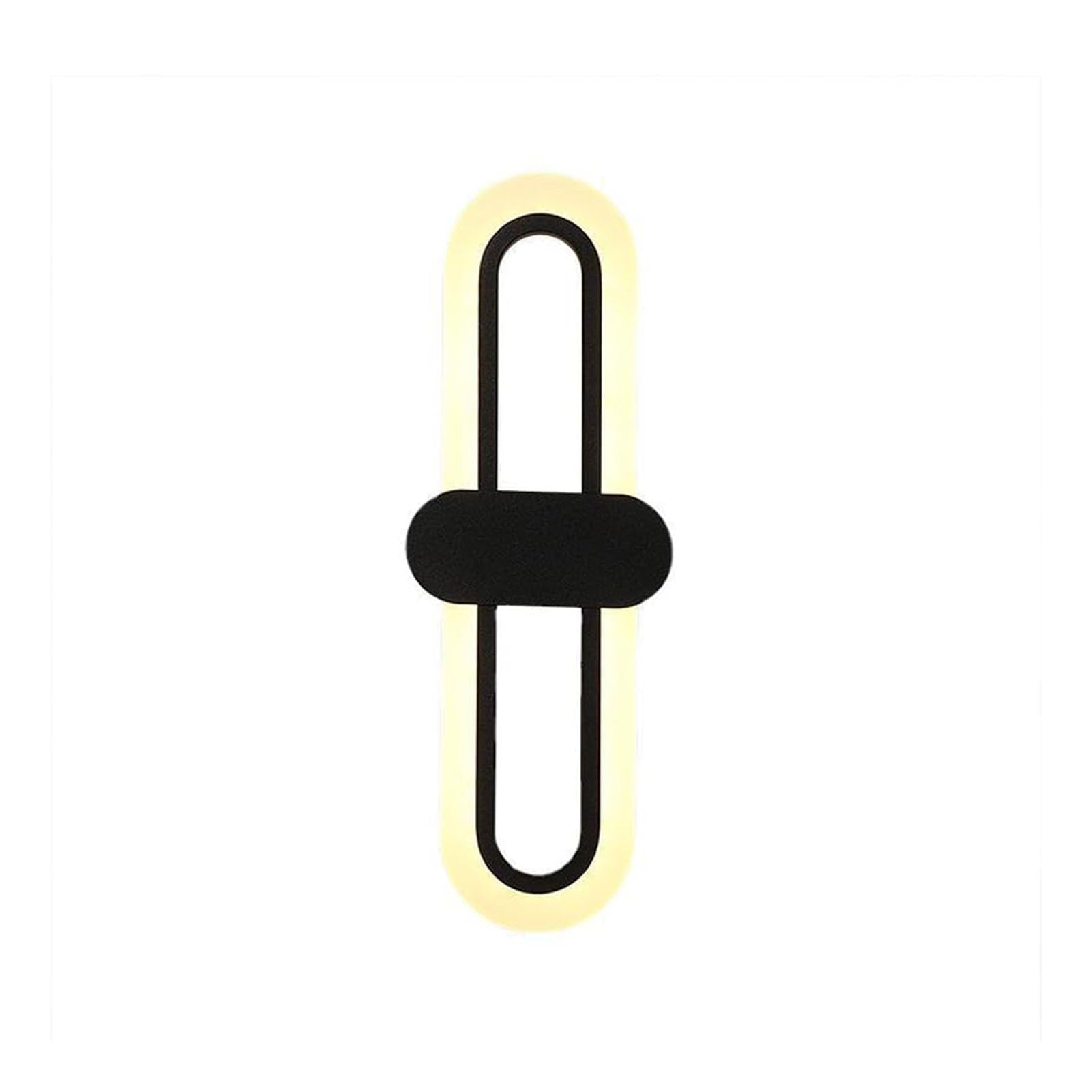 JOUFNING Wall Light LED Indoor, 8W Modern Metal Wall Lamp, 3000K Warm White Wall Sconce Light, Long Wall Sconce Acrylic, for Bedroom, Living Room, Corridor, Hallway