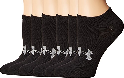 Chaussettes Essential Under Armour pour femme lot de 6 paires blanches et noires