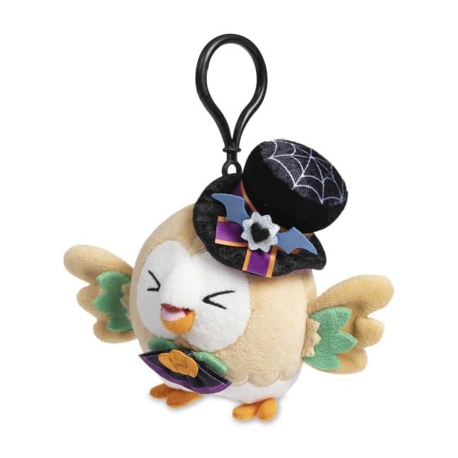 Amazon.com: Pokemon Center Rowlet Pokemon Halloween Poké Plush Key