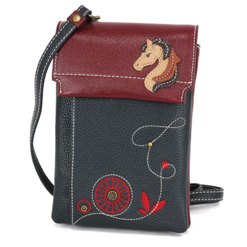 Image of CHALA RFID Criss Crossbody Cell Phone Purse - Women Faux Leather Xbody Handbag with Adjustable Strap