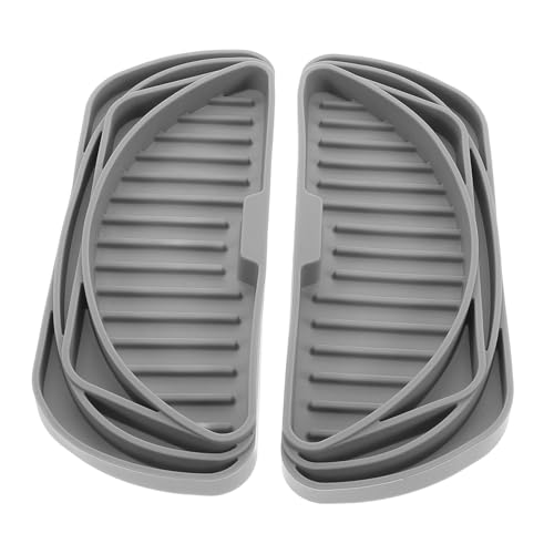 SEWOART 2pezzi Vassoio Silicone Per Frigorifero Antiscivolo Per Distributori e Frigoriferi Facile e Manutenere
