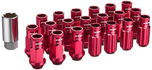 WORK ロングタイプロックナットセット 軽量レーシングナット レッド 19HEX M12×P1.5 全長50mmWORKRANUT-RD1