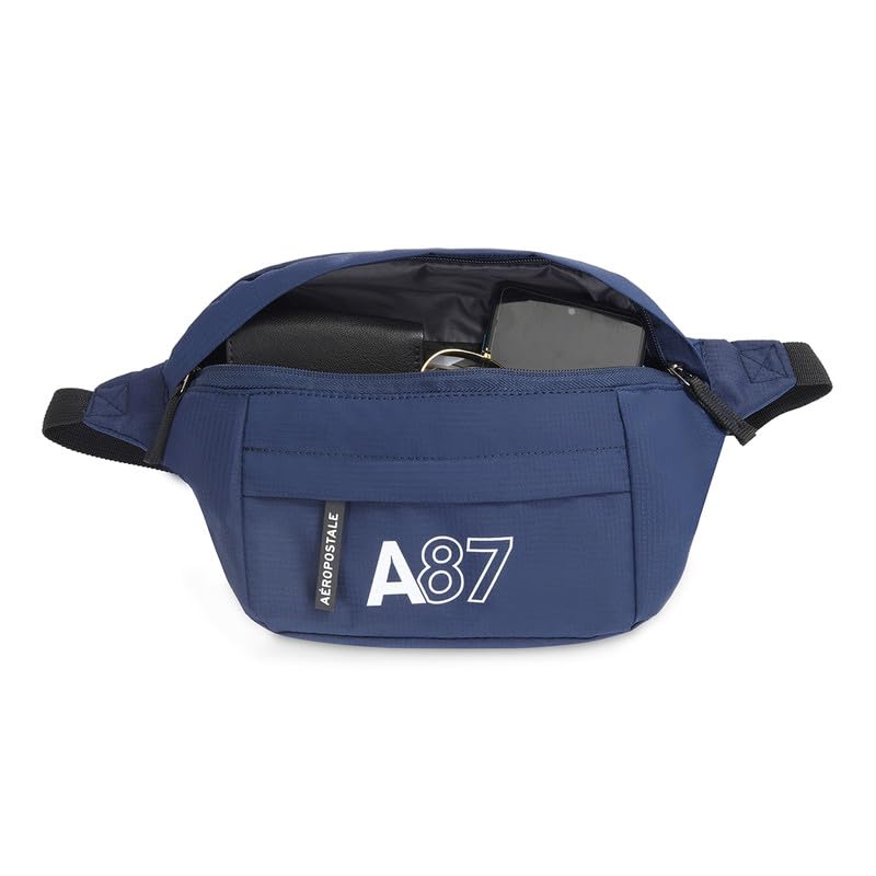 Image of Aeropostale Oliver Unisex Waist Pouch Bags & Cases - Navy