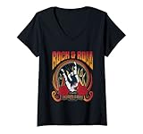rock & roll tees Ligero, Encaje clasico, manga de doble puntada y bastilla baja