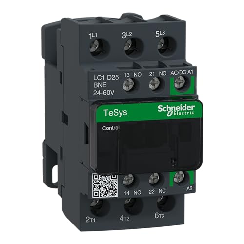 Contacteur 3P AC3 25A 440V commande basse tension 24V 48V AC DC