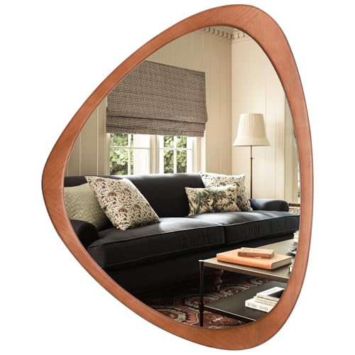 WallBeyond Asymmetrical Mirror, Irregular Wall Mirror for Bathroom, Wall Mirrors Decorative for Bedroom Living Room Entryway Hall, Unique Wall Mirror 25" x 20"