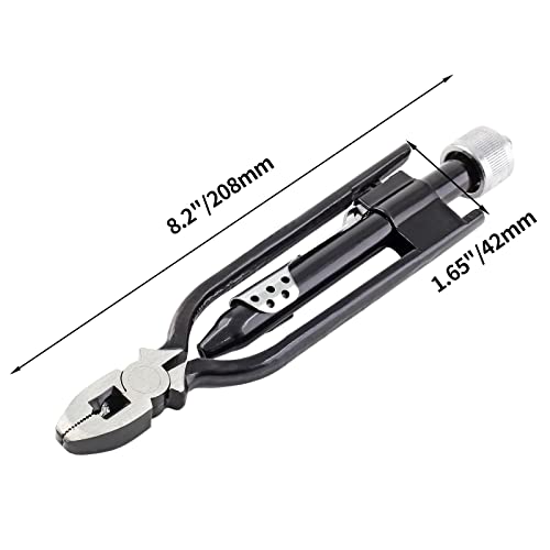 Image of Bonsicoky 6 Inch Safety Wire Pliers with 50 FT Safety Wire, Heavy Duty Wire Twisting Tool for Aircraft, Machinery, Vehicles