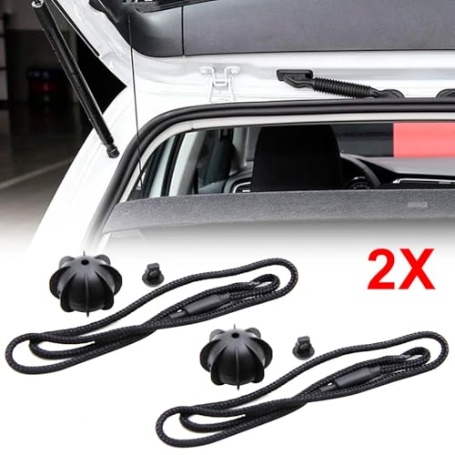 Cuerda para estante de maletero trasero de coche de alta resistencia para VW Golf MK6 2