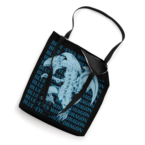 Bolso tipo tote de anime Yu-Gi-Oh! con diseño del dragón blanco de ojos azules miniatura 2