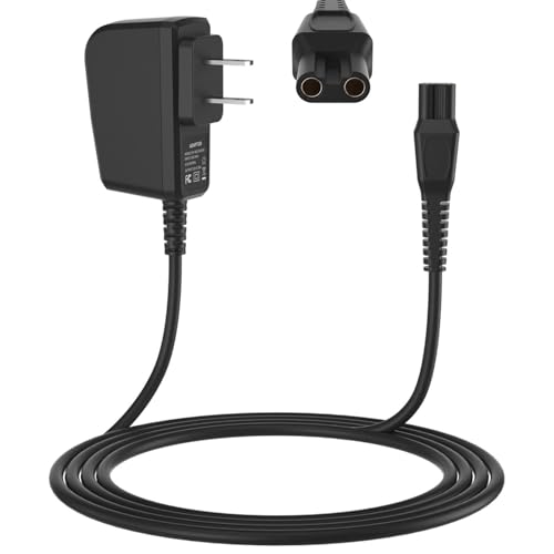 Xxszhy 15V Charger Cord Fit for Philips Norelco HQ8505 3000 5000 6000 7000 9000 Series,Multigroom MG5750 MG7750 MG7770 MG7790 QP6531 BG7030 BG7040 BG5025 S9987 Shaver Trimmer Power Cord