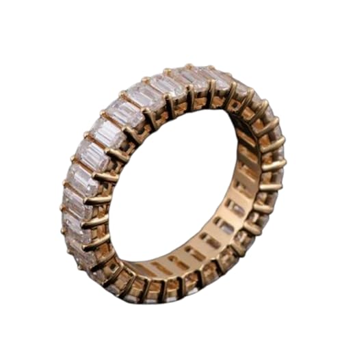 Bague moissanite bague de fiançailles or 14k pour célébrer votre promesse d'amour