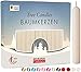 BRUBAKER Tree Candles - Pack of 20 - Champagne - 3Â¾ x Â½ Inches (9.5 x 1.27cm) - Made in Europe - Pyramids, Carousels & Chimes