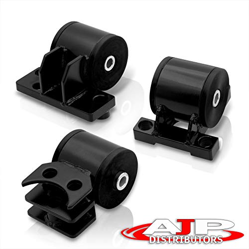 AJP Distributors D Series To B Series Swap Engine Motor Mount Kit + Polyurethane Bushings Compatible/Replacement For Honda Civic Del Sol Acura Integra 1992 1993 1994 1995 1996 1997 1998 1999 2000 2001