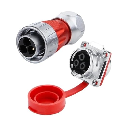 Connecteur d'alimentation 3 broches IP67 étanche contre la pluie et poussière