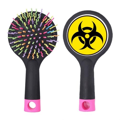 Brosse à cheveux démêlante base coussin pour cheveux épais et bouclés