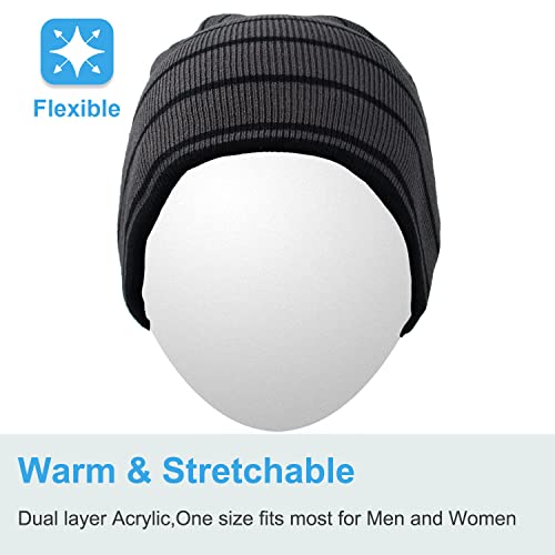 Rotibox MZ-LY-BB006-HUI1 Bluetooth Beanie Hat Wireless Headphone For Outdoor Sports Xmas Gifts thumb #1