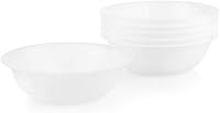 Vista 7 de Corelle Vitrelle - Juego de 6 cuencos para sopa/cereales de vidrio de triple capa y resistente a las astillas, 18 onzas, cuencos redondos ligeros