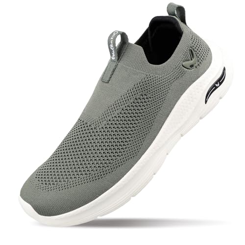 Image of WALKAROO Sports Shoes for Men's|Perfect for Walking,Gym Training and Casual Outfit|Cushioned Insole with EVA Outsole |Breathable Mesh Upper|WS9571