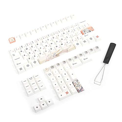 Image of Aiterwu Five-Faced Dyed Wear Resistance Mechanical Keyboard Keycap Full Set for Mechanical Keyboard (Lion)