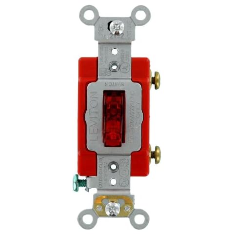 Leviton 1221-LHR Heavy Duty Toggle Switch Cover