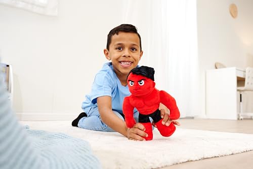 Simba Red Hulk bewegliche 25 cm Plüschfigur aus der Marvel-Serie