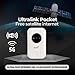 Ultra Link Pocket Router Ultra Link Pocket WiFi Ultralink Pocket [ Internet in Your Pocket] Router Unlimited Satellite Internet High Speed Router for Anywhere (White)