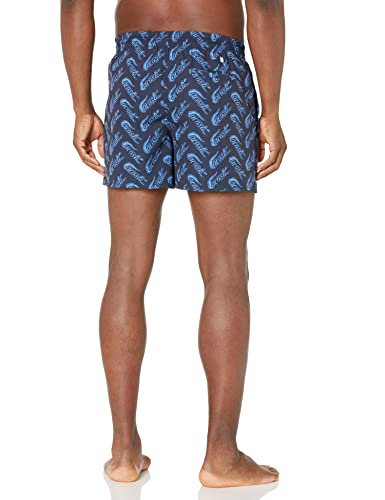 Lacoste Men's Standard Summer Pack All Over Branding Mid-Thigh Swim Shorts2
