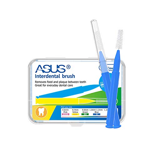 Anself — 60 peças de limpeza interdental de fio dental, limpeza interdental, higiene bucal, escova d