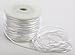 White 100% Polyester Satin Rattail Cord with Soft, Silky and Shiny Texture for Crafting and Embellishing- 100 Yards